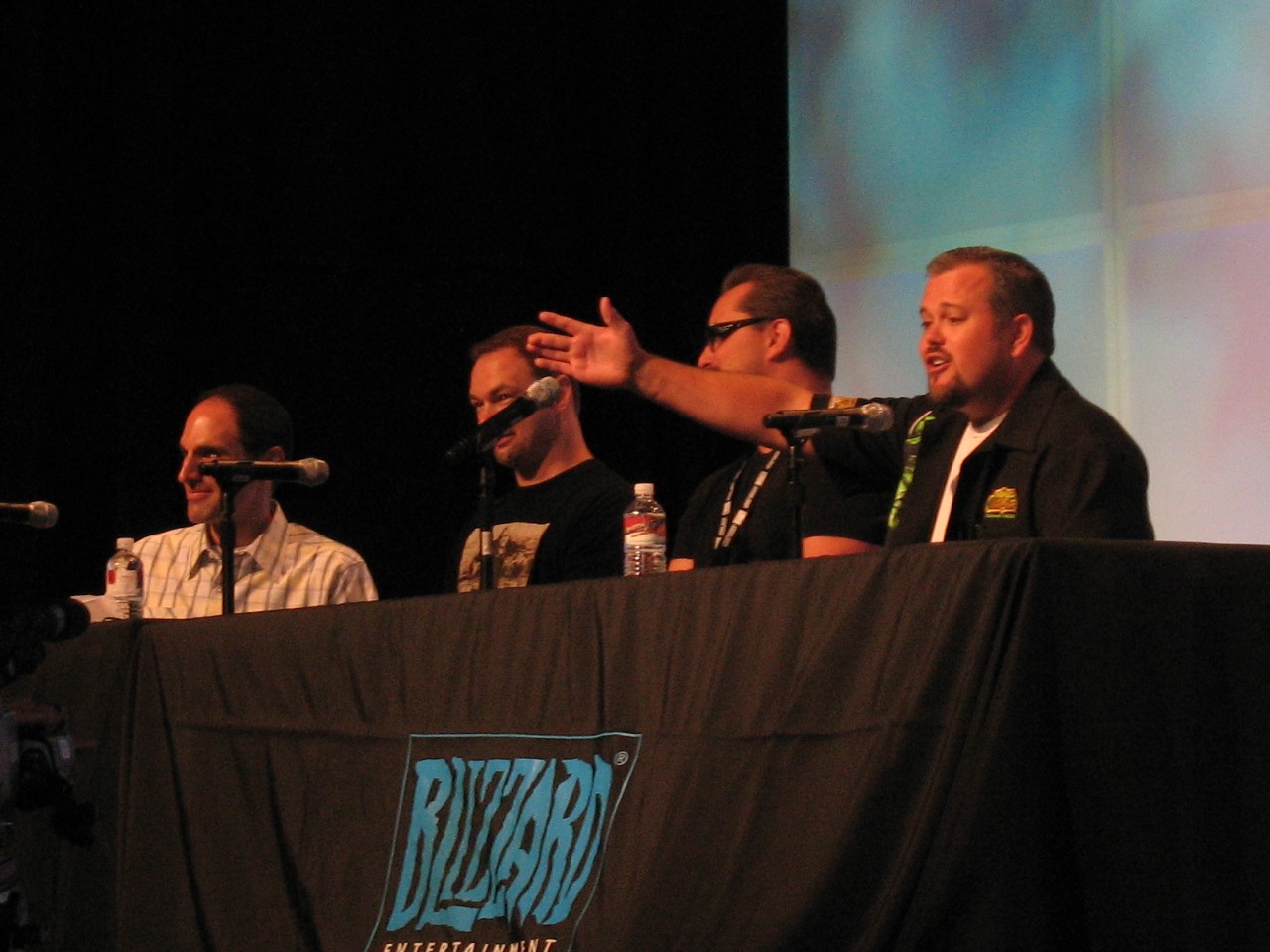 Photo de la conférence sur le film Warcraft réalisée lors du BlizzCon 2007.