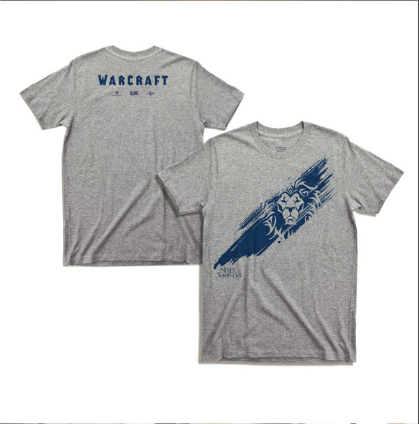 T-shirt Alliance dédié au film Warcraft.