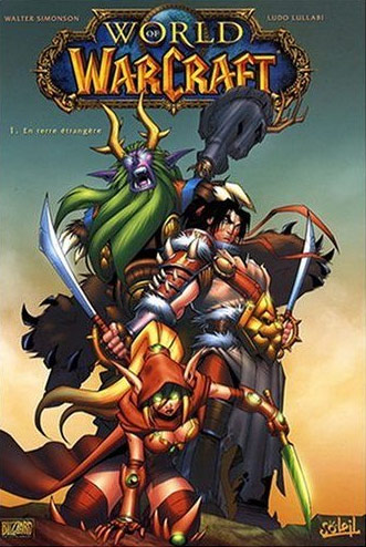 Couverture tome 1 de la version française du comic World of Warcraft.