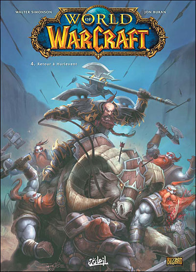 Couverture tome 4 de la version française du comic World of Warcraft.