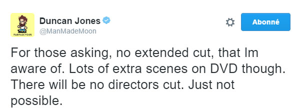 Director's cut et bonus DVD.